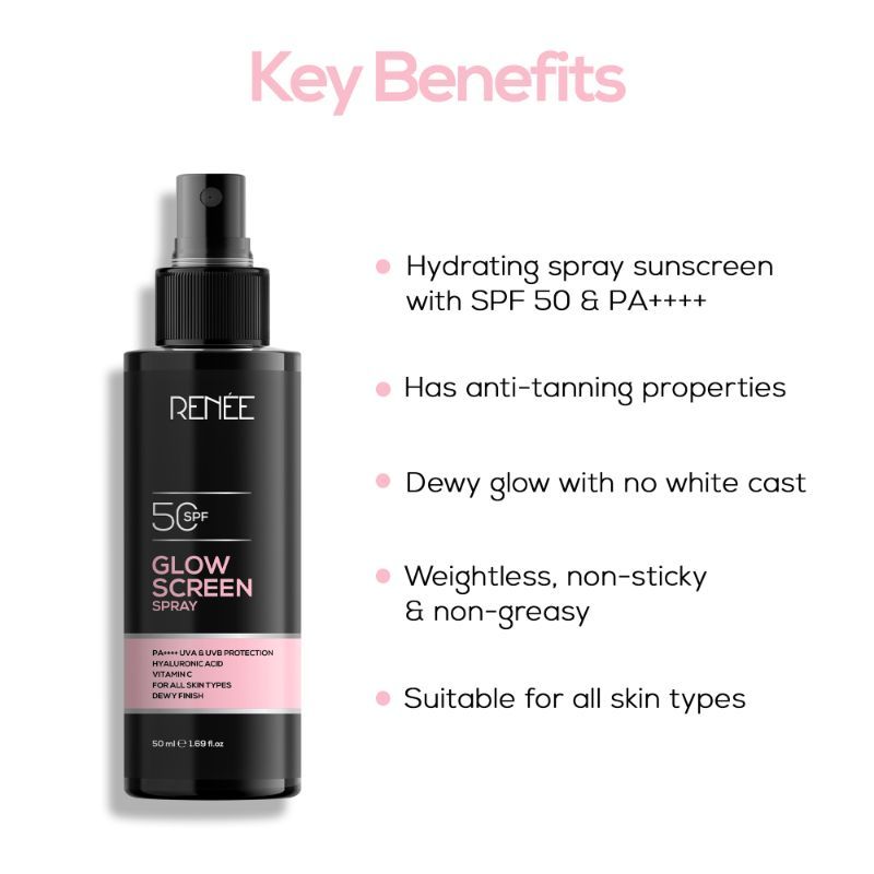 Glowscreen SPF 50 Sunscreen Spray