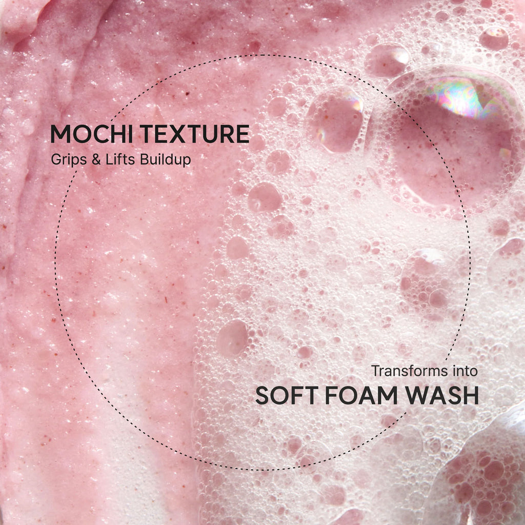 Fresh Rosehip Rice Mochi Cleanser - All-In-One Cleanser, Mask & Makeup Remover for Dull Skin
