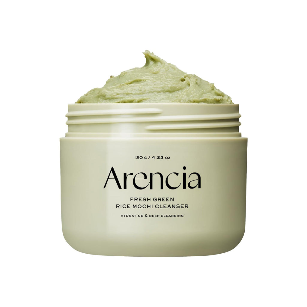 Fresh Green Rice Mochi Cleanser - Korean Cleanser, Mask & Makeup Remover, Reduces Blackheads