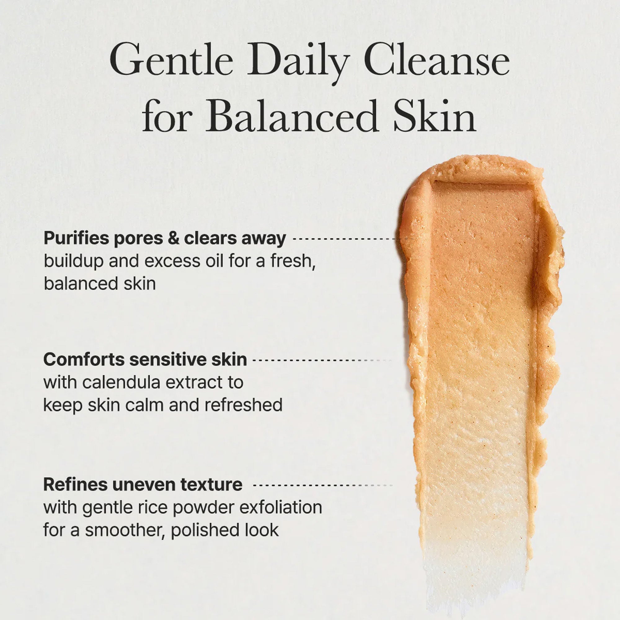 Calendula Rice Mochi Cleanser