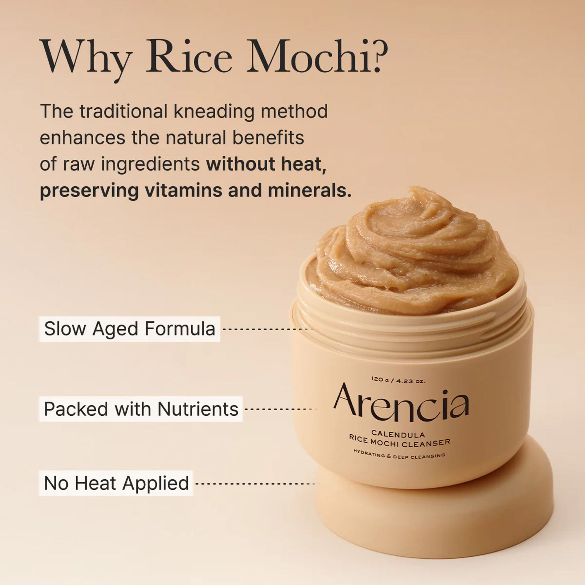 Calendula Rice Mochi Cleanser