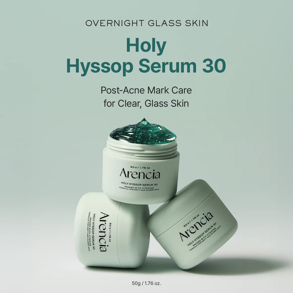Holy Hyssop Serum 30 - Brightening Serum for Korean Glass Skin, Reduces Hyperpigmentation