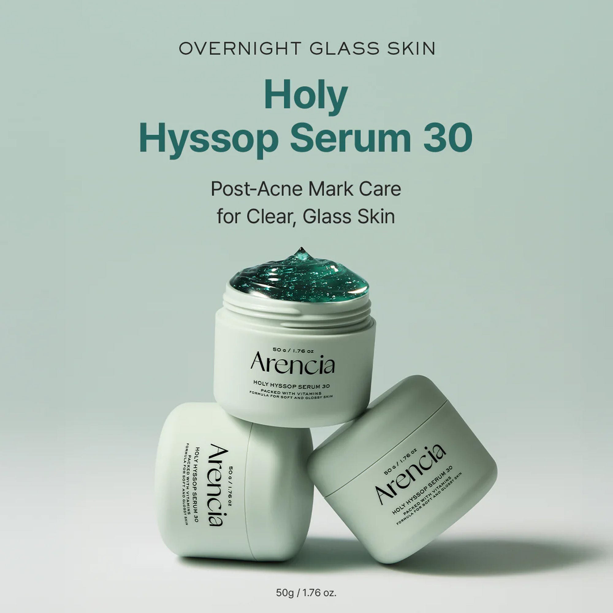 Holy Hyssop Serum 30 - Brightening Serum for Korean Glass Skin, Reduces Hyperpigmentation