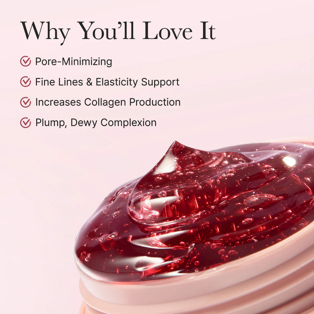 Red Smoothie Serum 30 - Anti-Aging Korean Serum with Vegan Collagen, Niacinamide & Peptides