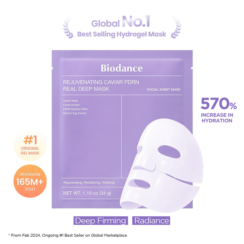 Rejuvenating Caviar PDRN Real Deep Mask