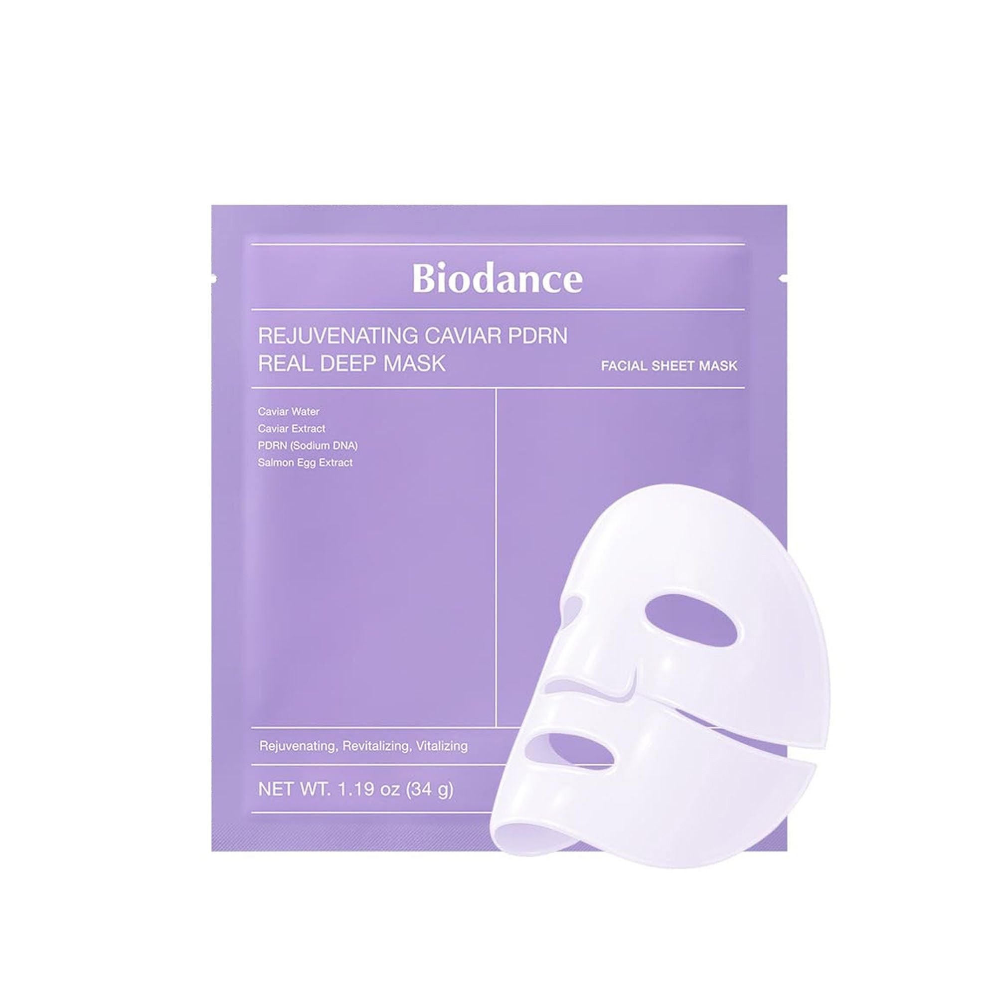 Rejuvenating Caviar PDRN Real Deep Mask