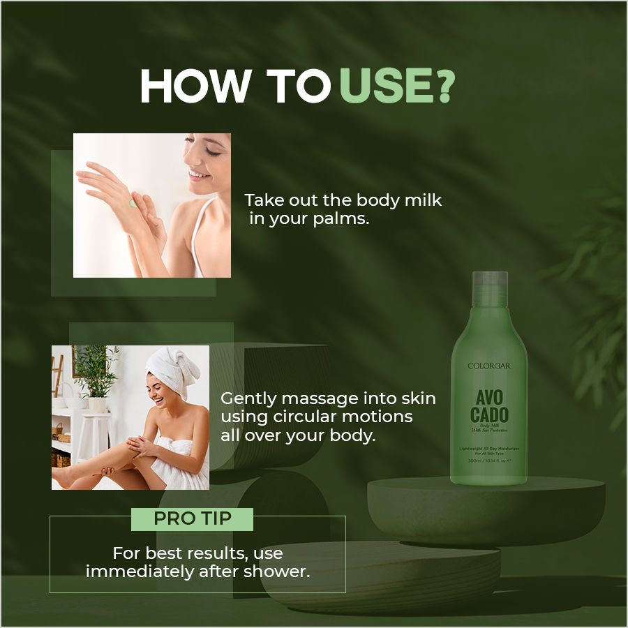 Avocado Body Milk With Sun Protection