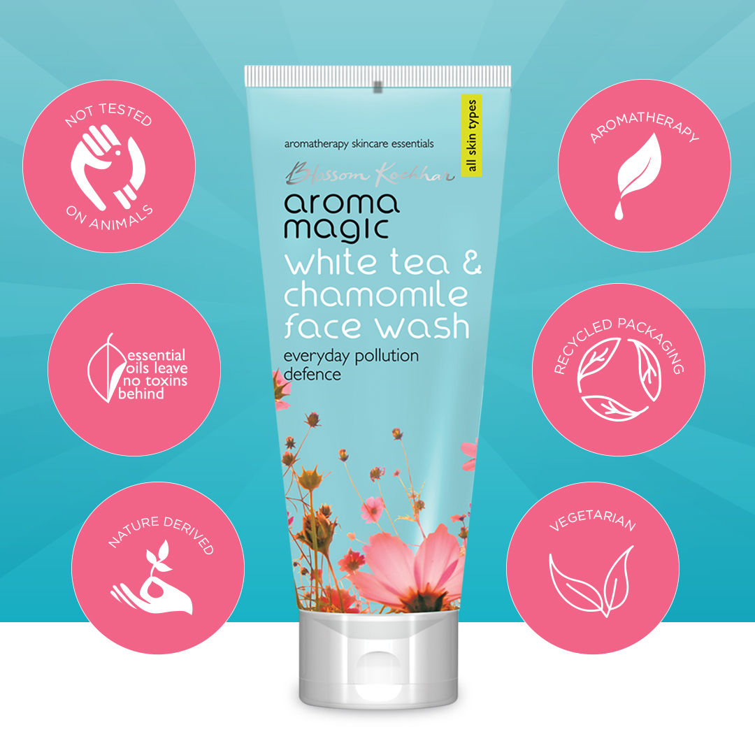 White Tea & Chamomile Face Wash Everyday Pollution Defence (All Skin Types)