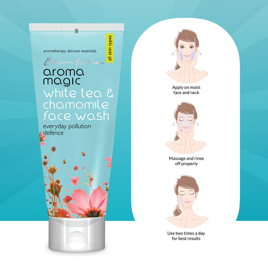White Tea & Chamomile Face Wash Everyday Pollution Defence (All Skin Types)