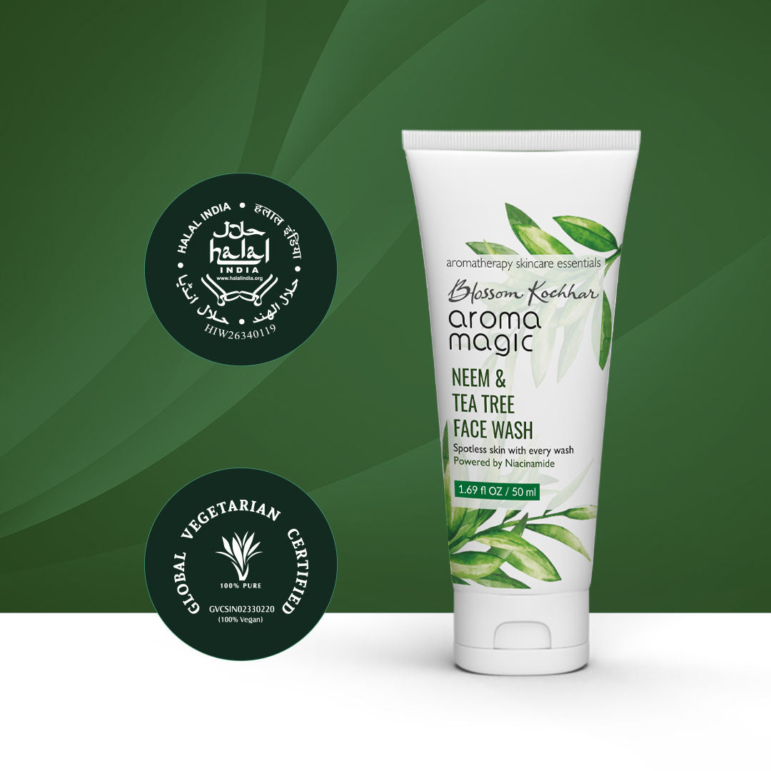 Neem & Tea Tree Face Wash (Powered By Niacinamide)