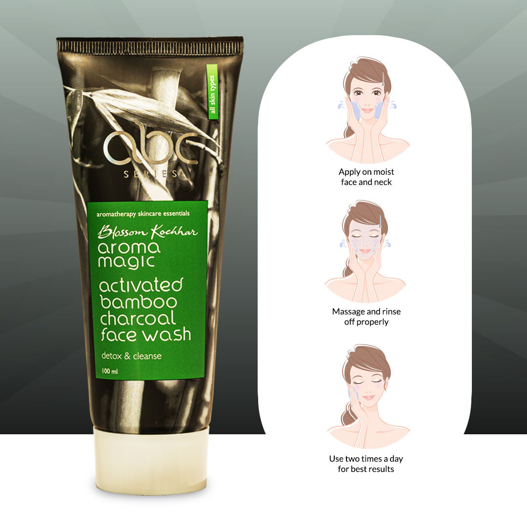 Activated Bamboo Charcoal Face Wash