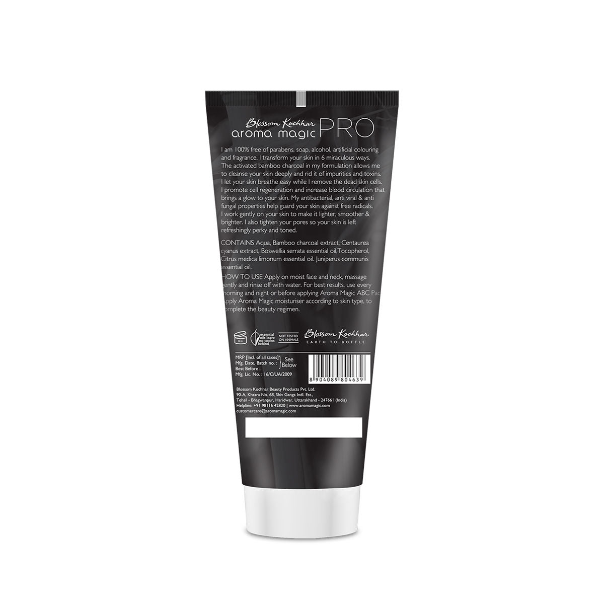 Activated Bamboo Charcoal Face Wash