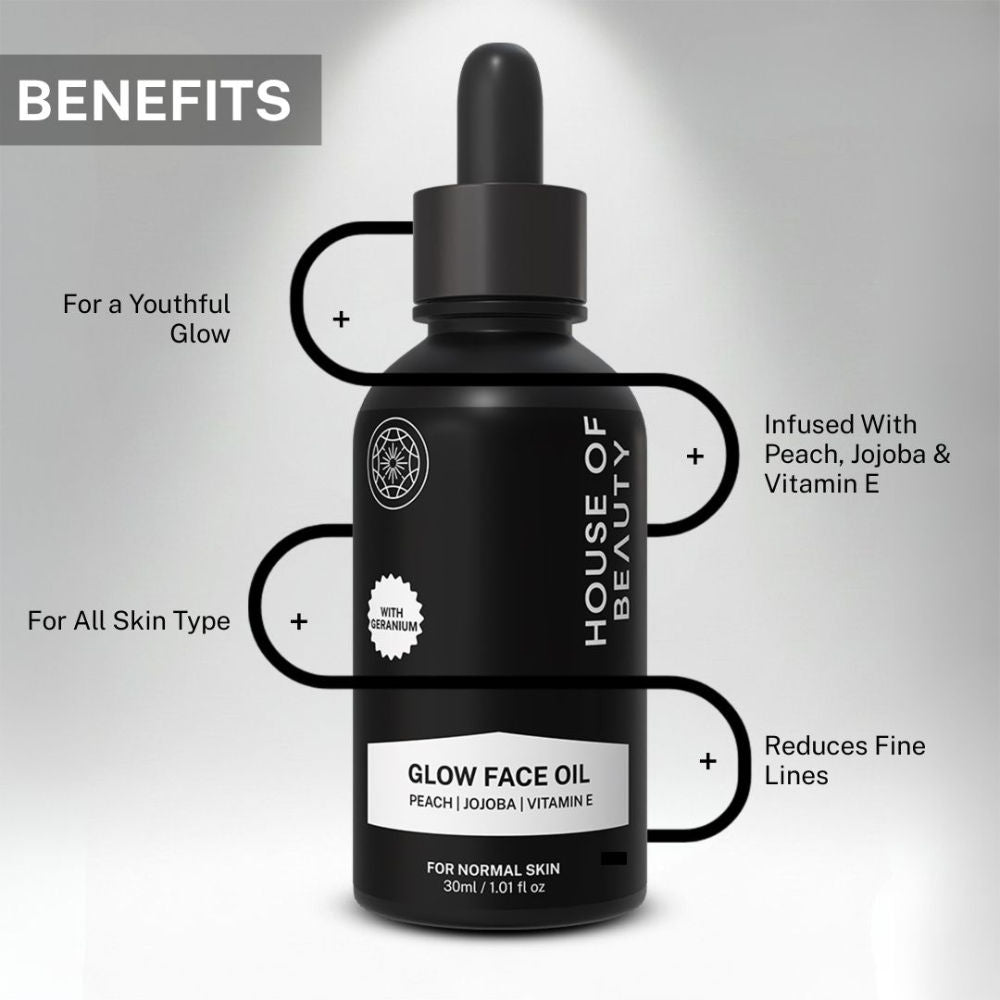 Peach + Jojoba Vitamin E Super Fruit Glow Oil