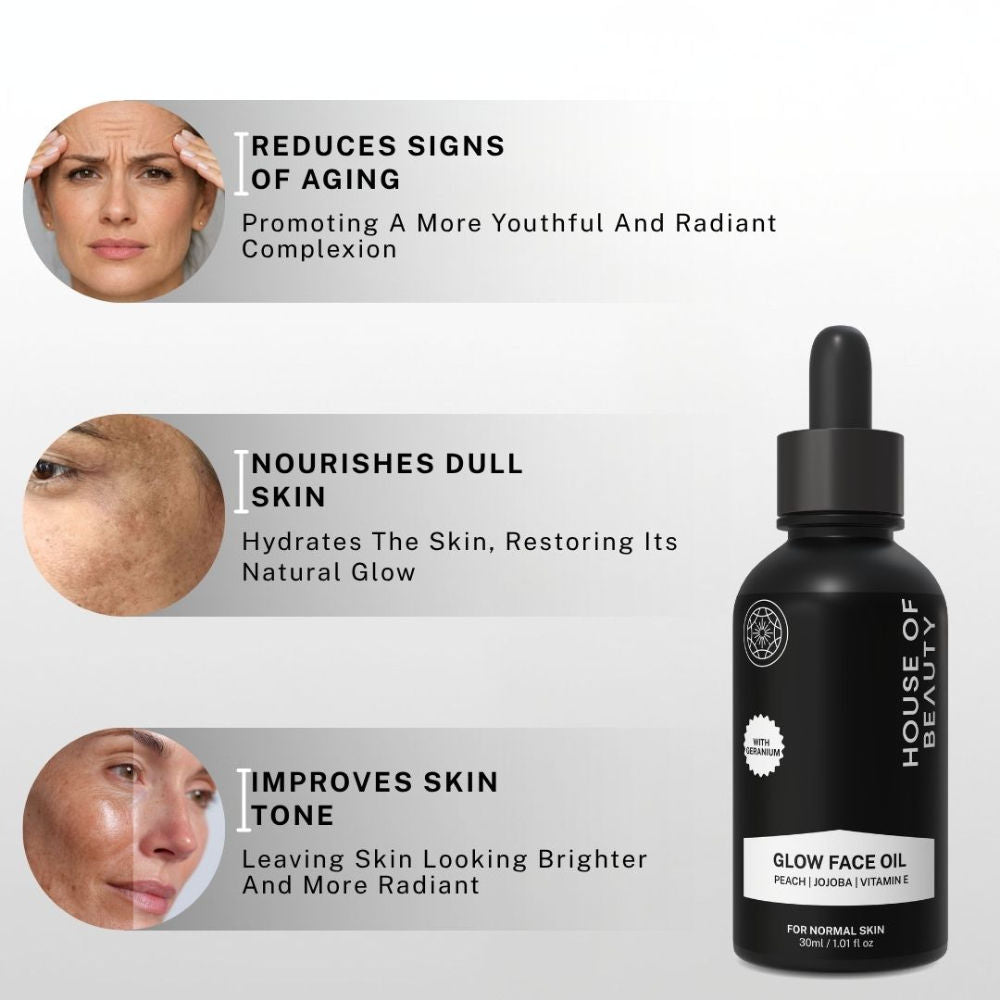 Peach + Jojoba Vitamin E Super Fruit Glow Oil