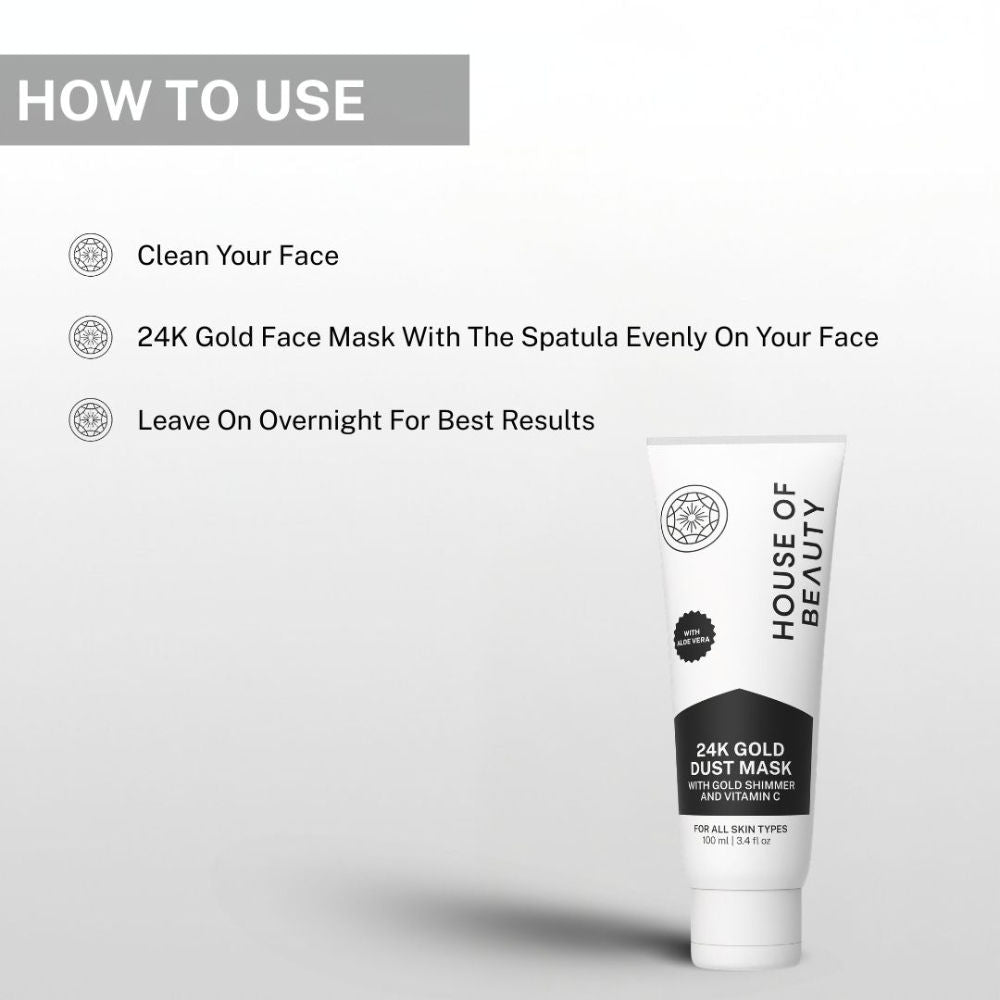 24K Gold Dust Face Mask