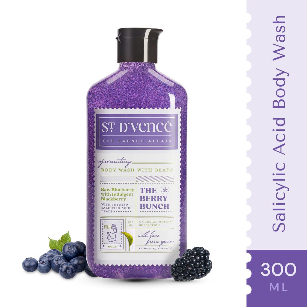The Berry Bunch Body Wash With Salicylic Acid Beads - 300ml
