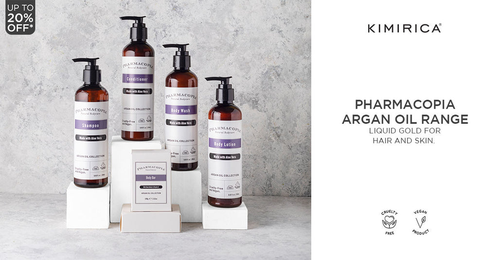Pharmacopia Argan Oil & Aloe Vera Organic Body Wash, 100% Vegan And Paraben Free