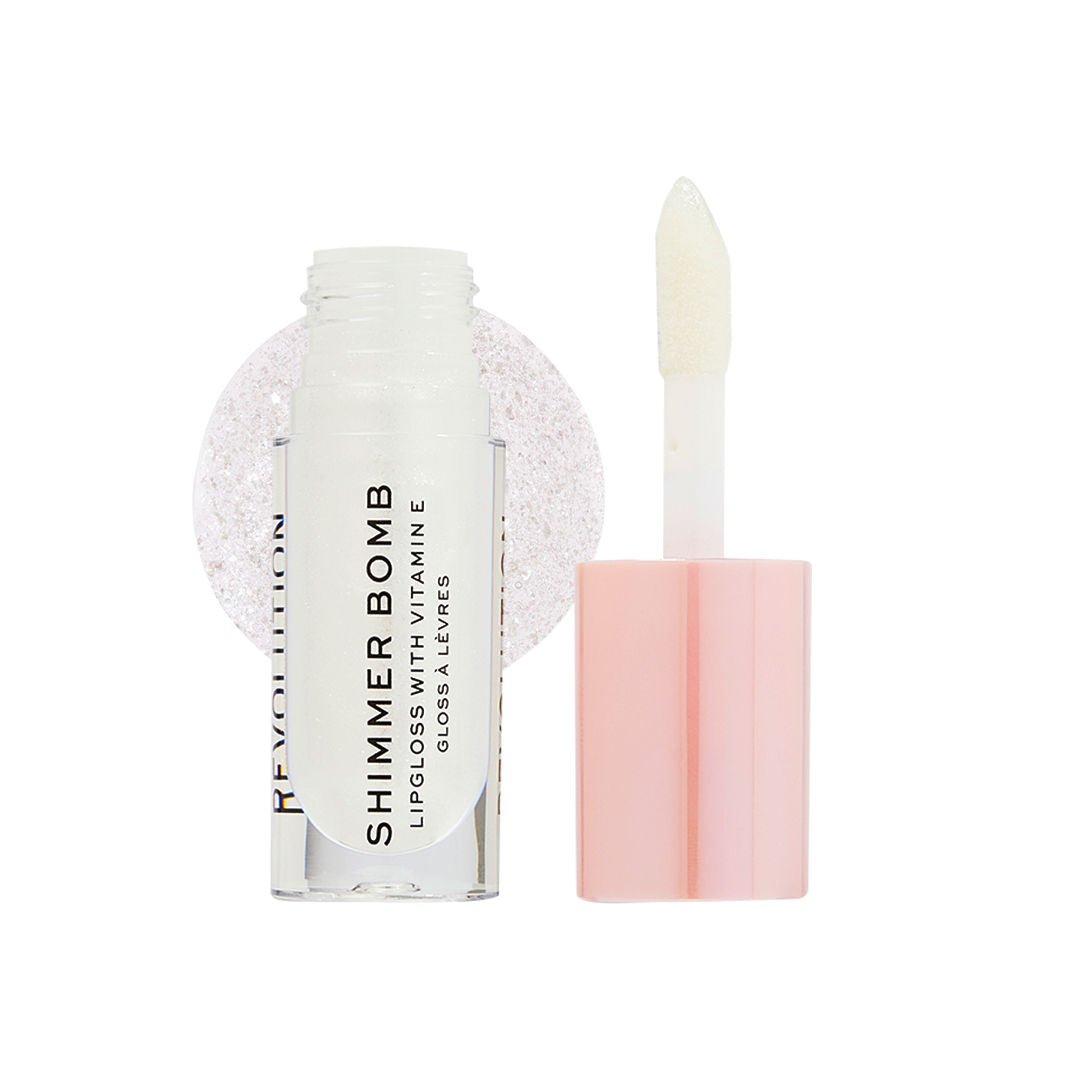 Shimmer Bomb Lipgloss-Infused With Vitamin E For Extra Nourishment - Beam Pearl