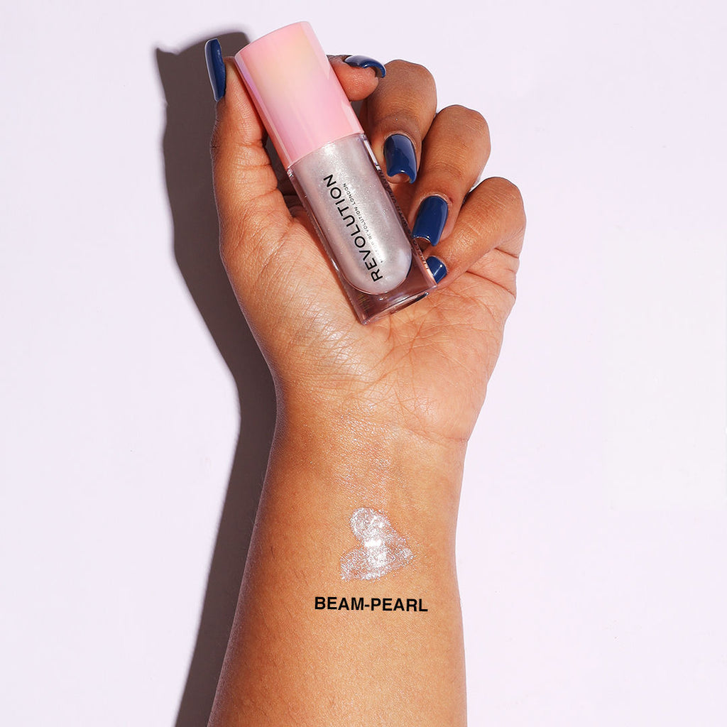 Shimmer Bomb Lipgloss-Infused With Vitamin E For Extra Nourishment - Beam Pearl