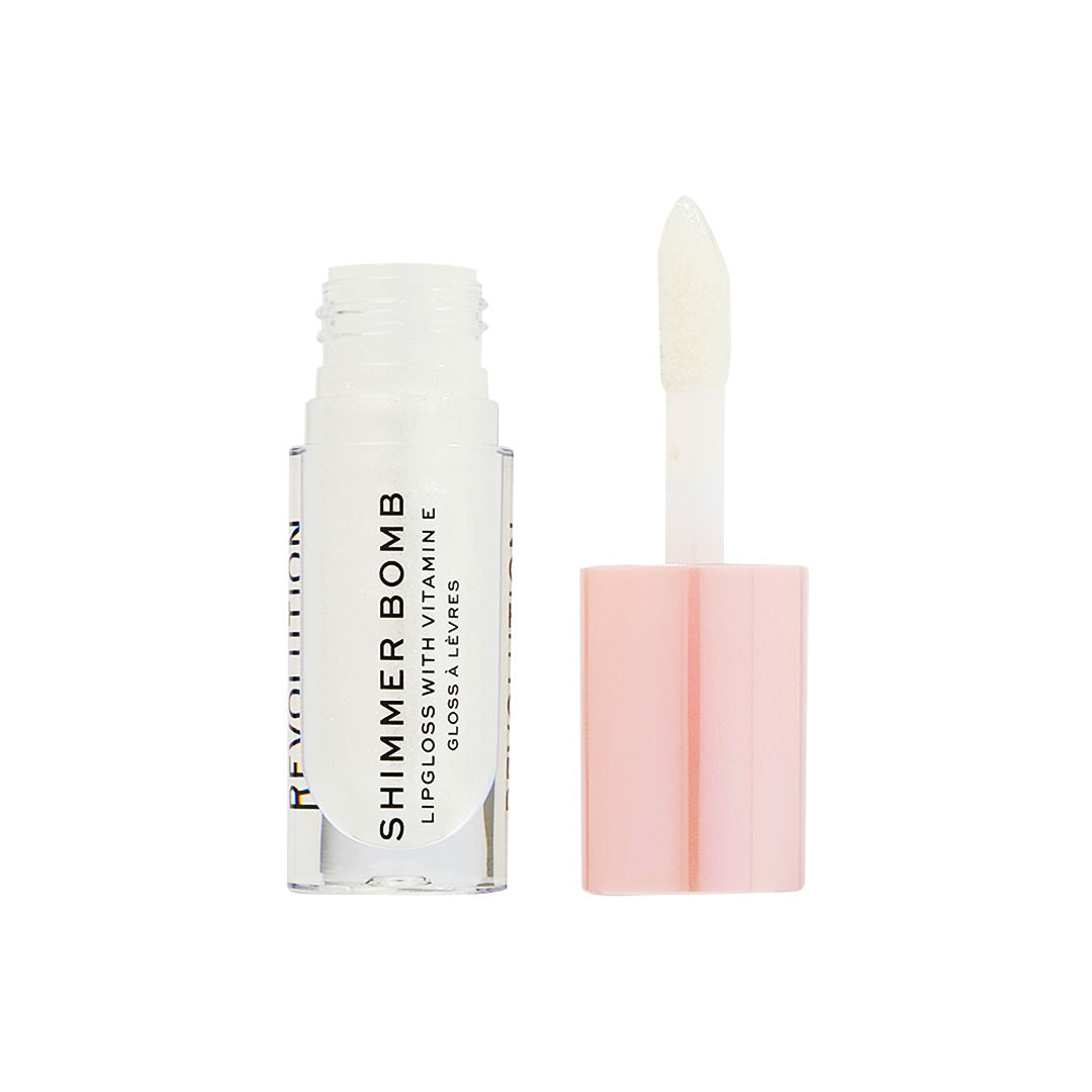 Shimmer Bomb Lipgloss-Infused With Vitamin E For Extra Nourishment - Beam Pearl