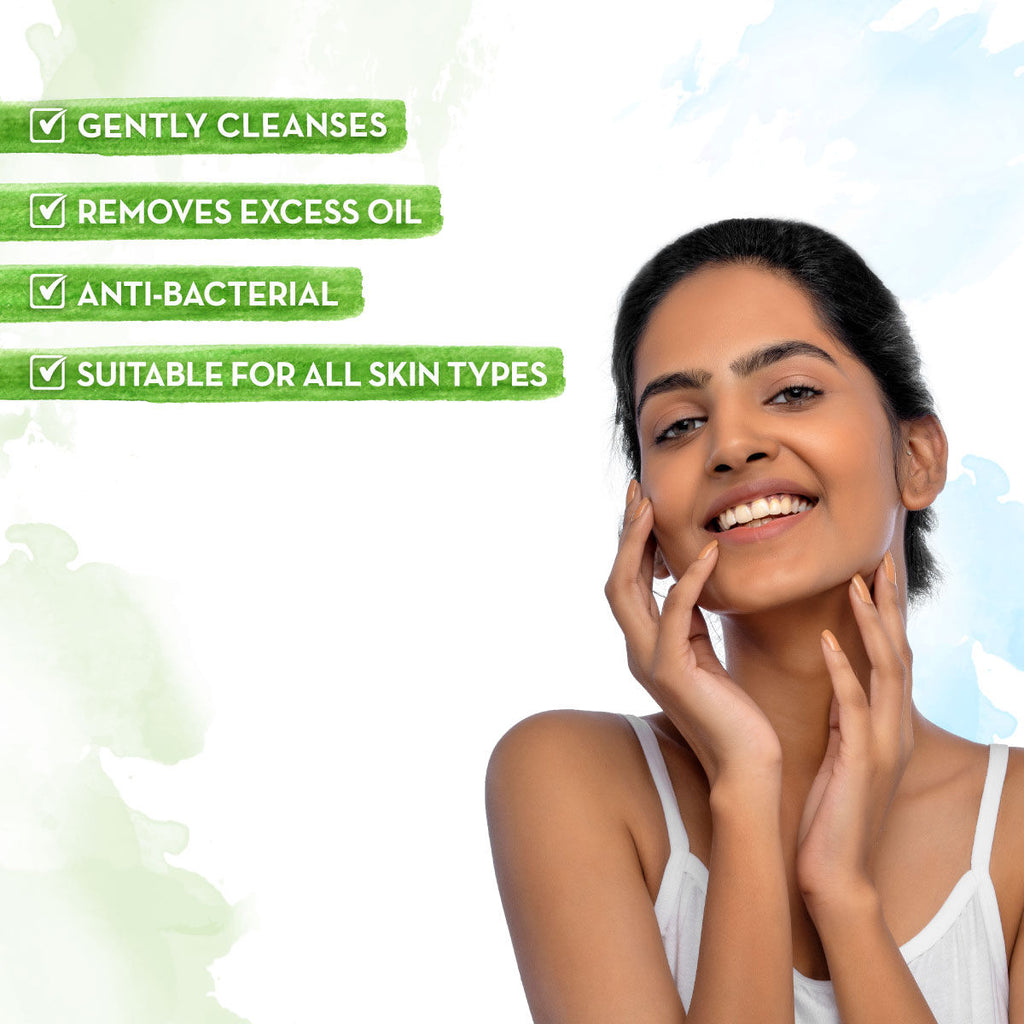 Tea Tree Foaming Face Wash With Tea Tree & Salicylic Acid For Acne & Pimples