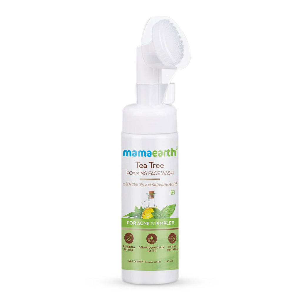 Tea Tree Foaming Face Wash With Tea Tree & Salicylic Acid For Acne & Pimples