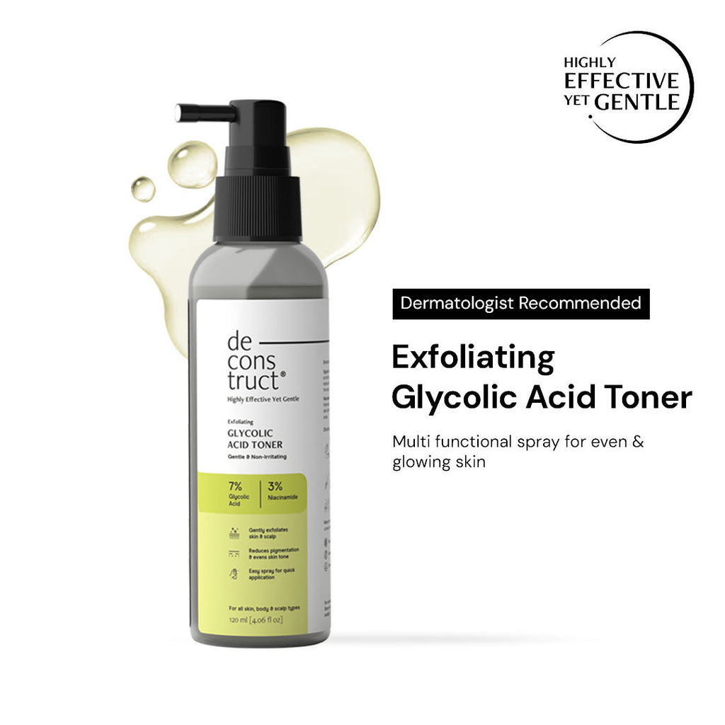 7% Glycolic Acid Toner With 3% Niacinamide For Even & Glowing Skin
