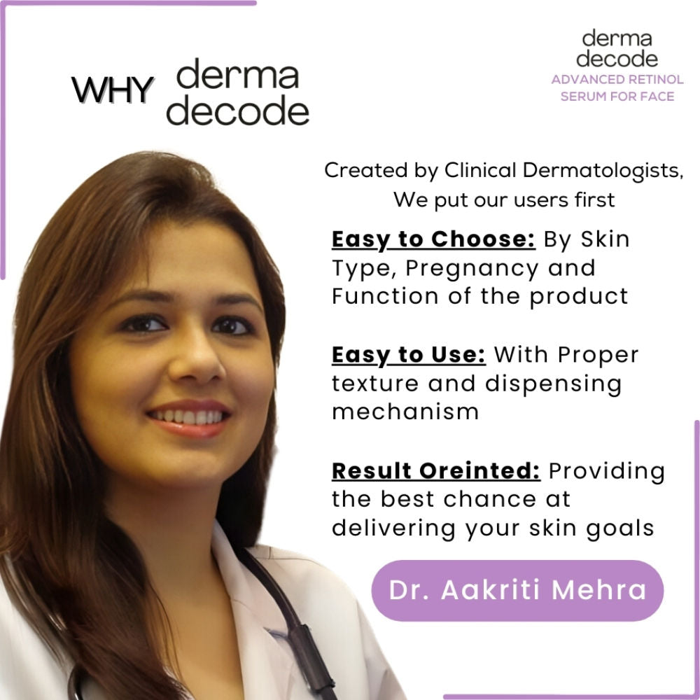 Advanced Retinol Face Serum With 1% Retinol And 0.5 % Retinal For Anti Aging Wrinkles