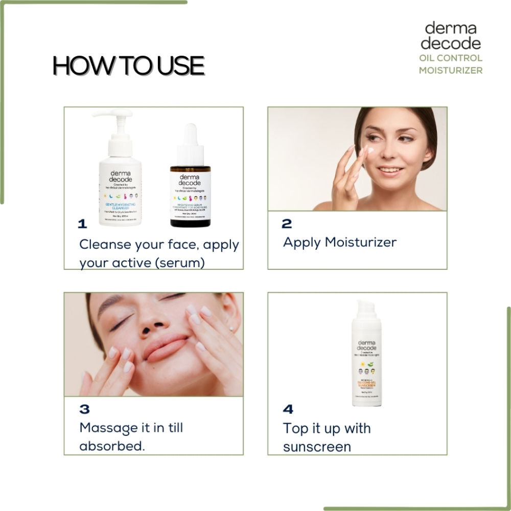 Oil Free Moisturizer for Oily Acne Prone Skin Lightweight Gel Hydration for Clear Skin