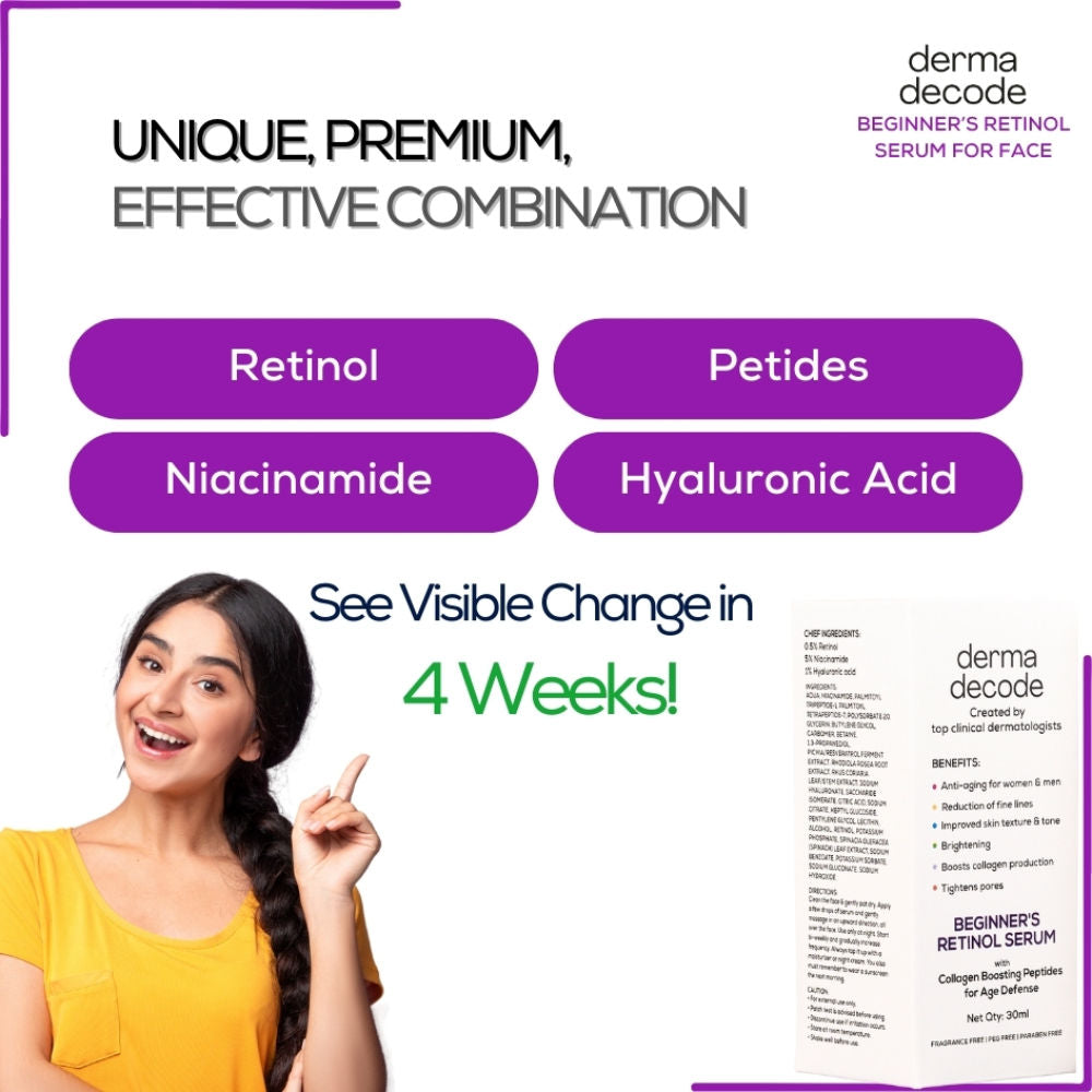 0.5% Retinol Face Serum Reduces Fine Lines And Boosts Collagen Anti Aging Serum
