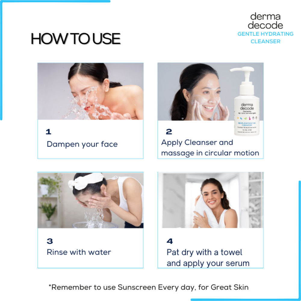 Face Wash for Dry Skin with Hydrating Ingredients Gentle Cleanser for Smooth Soft Skin