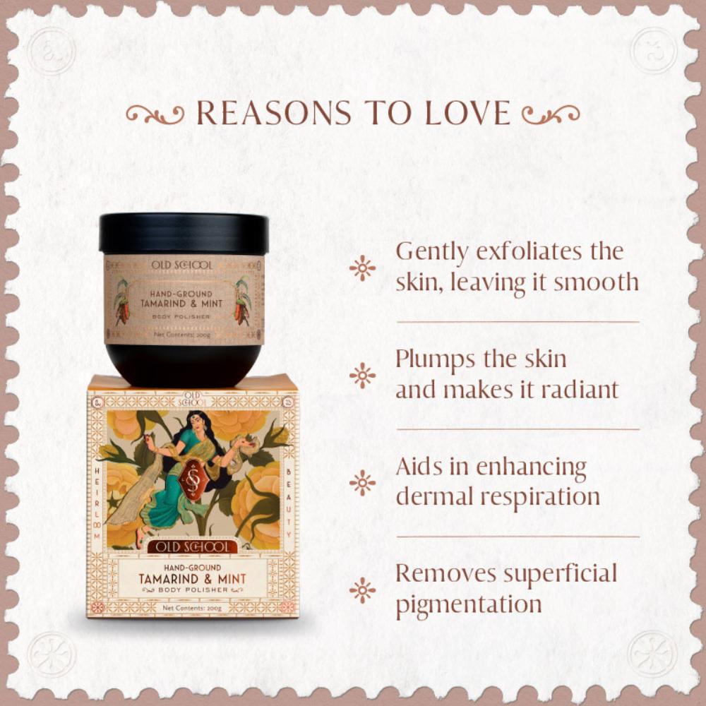 Hand-Ground Tamarind And Mint Body Polisher