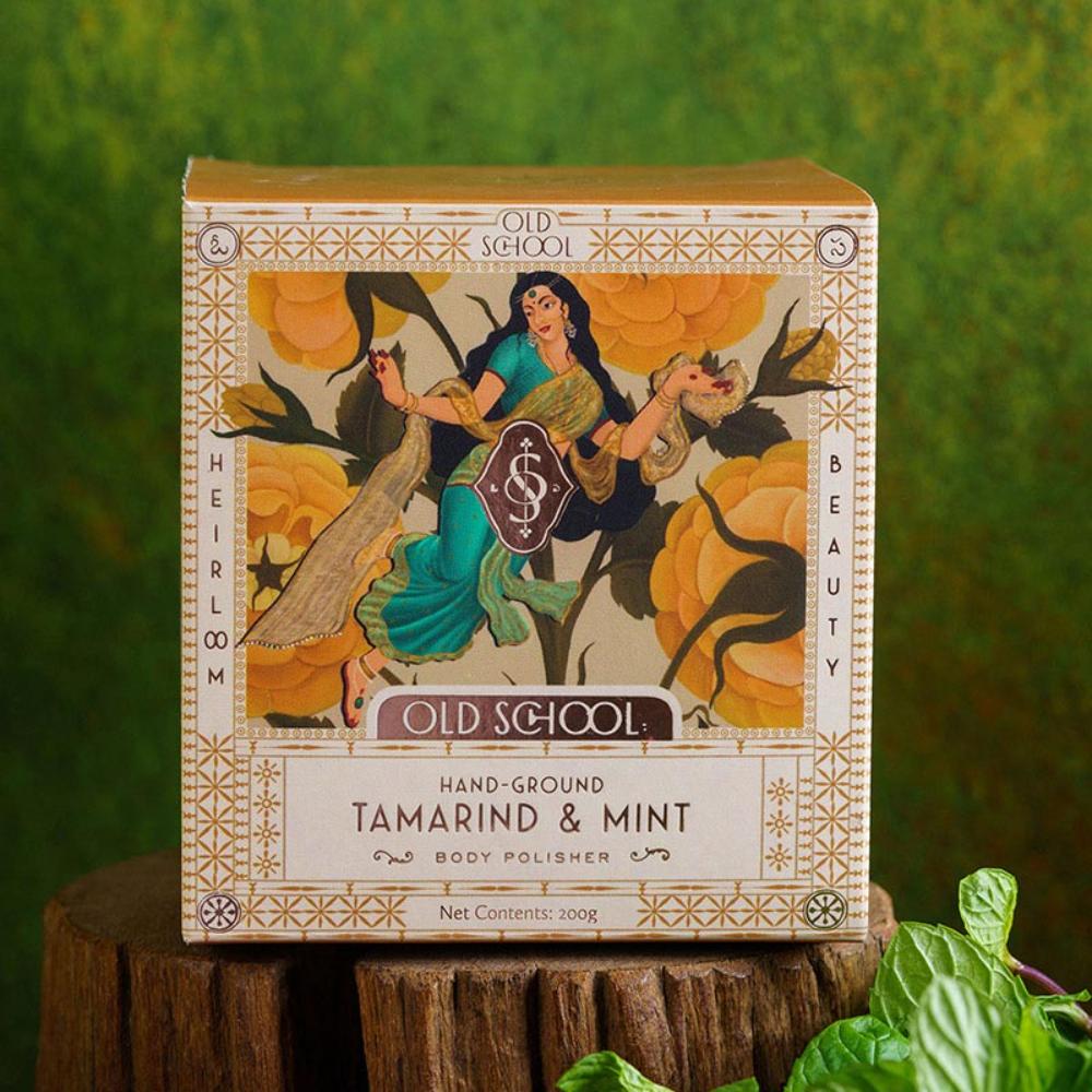 Hand-Ground Tamarind And Mint Body Polisher