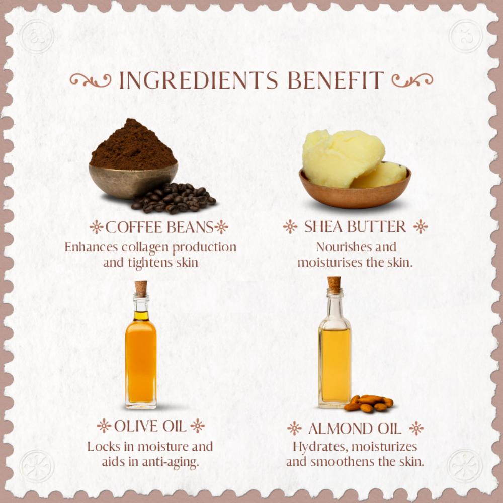 Artisan-Crafted Coffee Bean Antioxidant Body Butter