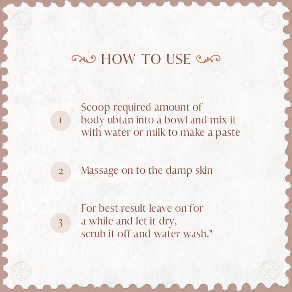 Cinnamon And Orange Bath Ubtan Powder