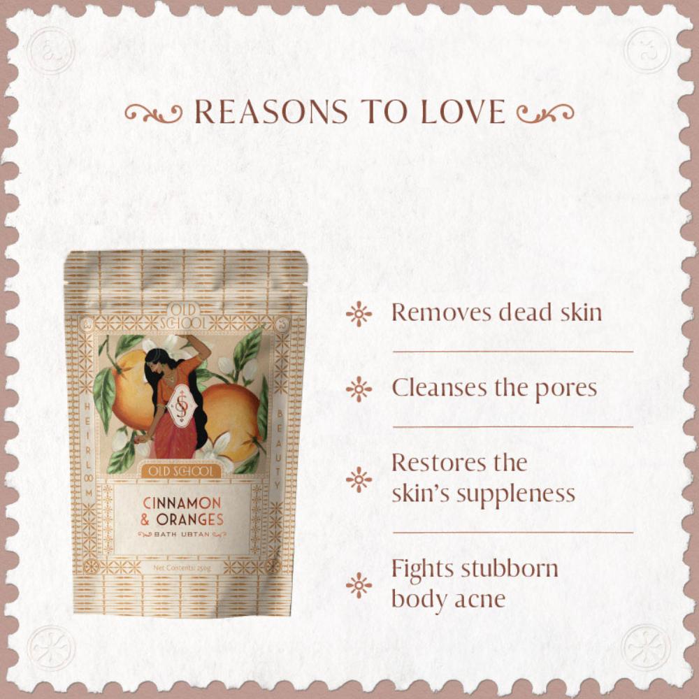 Cinnamon And Orange Bath Ubtan Powder
