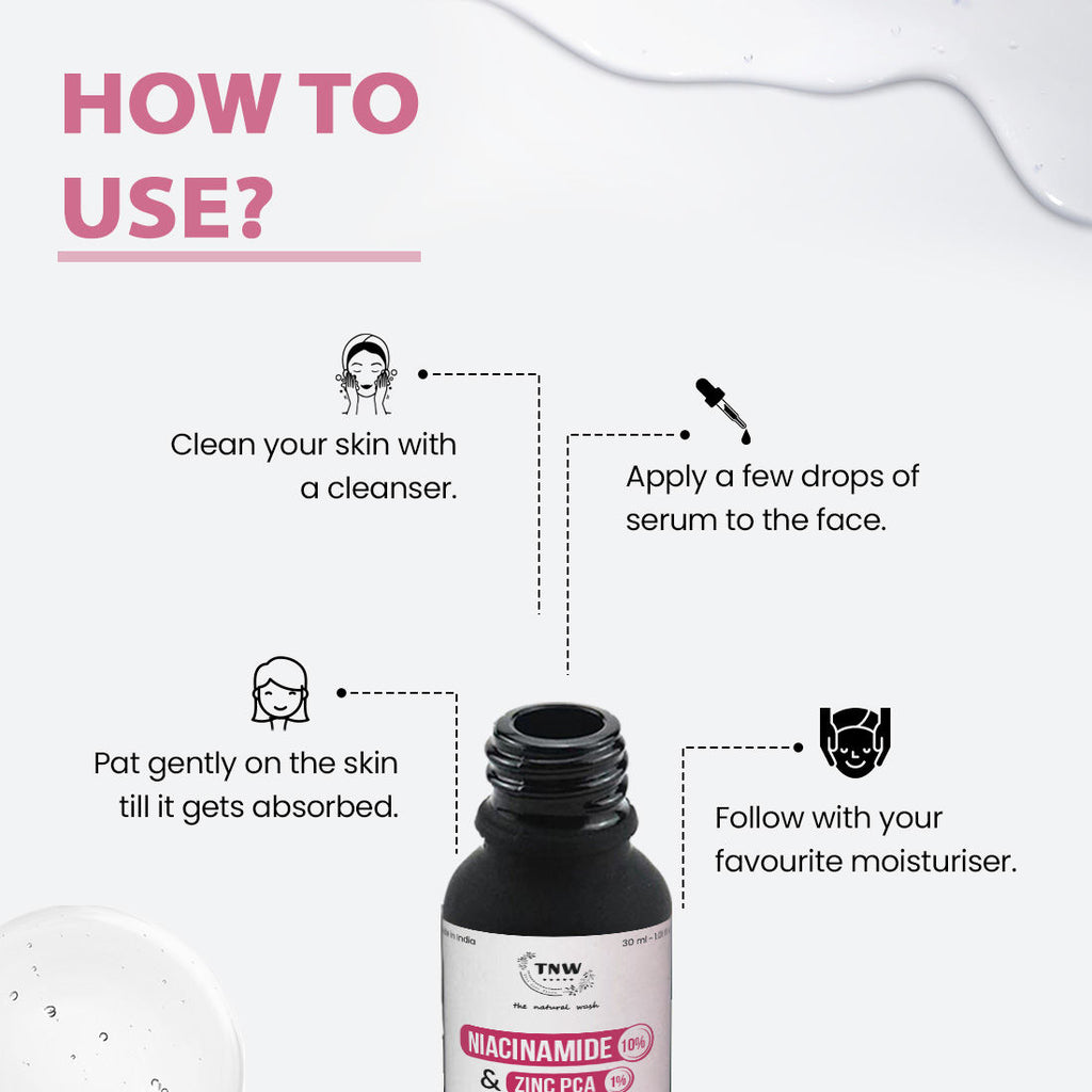 10% Niacinamide + 1% Zinc PCA Face Serum, Minimize pores, Even skin tone