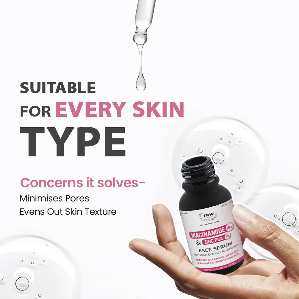 10% Niacinamide + 1% Zinc PCA Face Serum, Minimize pores, Even skin tone