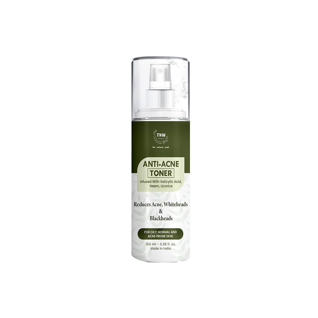 Anti Acne Toner with Salicylic acid, Controls sebum, Tightens pores