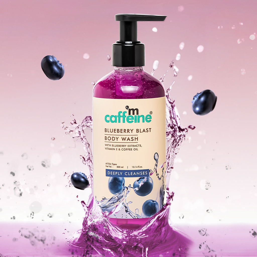 Blueberry Blast Body Wash With Fruity Fresh Blueberry Aroma, Deep Cleansing For Soft Skin