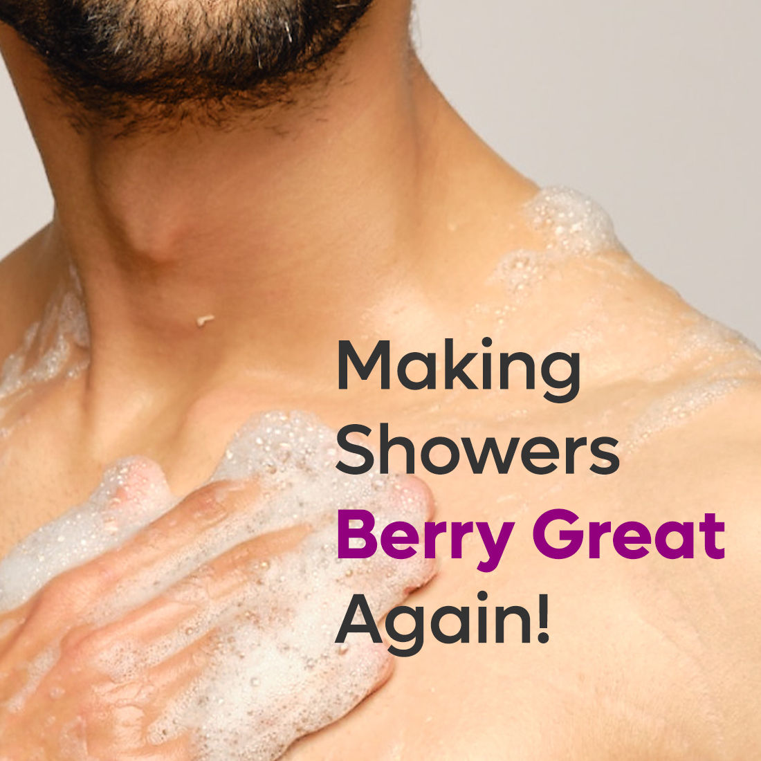 Blueberry Blast Body Wash With Fruity Fresh Blueberry Aroma, Deep Cleansing For Soft Skin