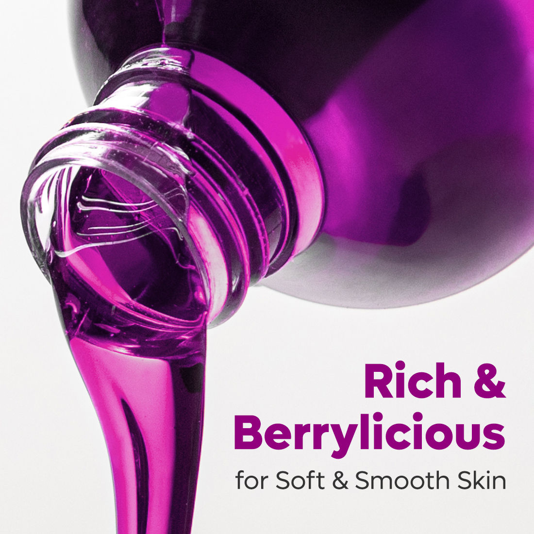 Blueberry Blast Body Wash With Fruity Fresh Blueberry Aroma, Deep Cleansing For Soft Skin