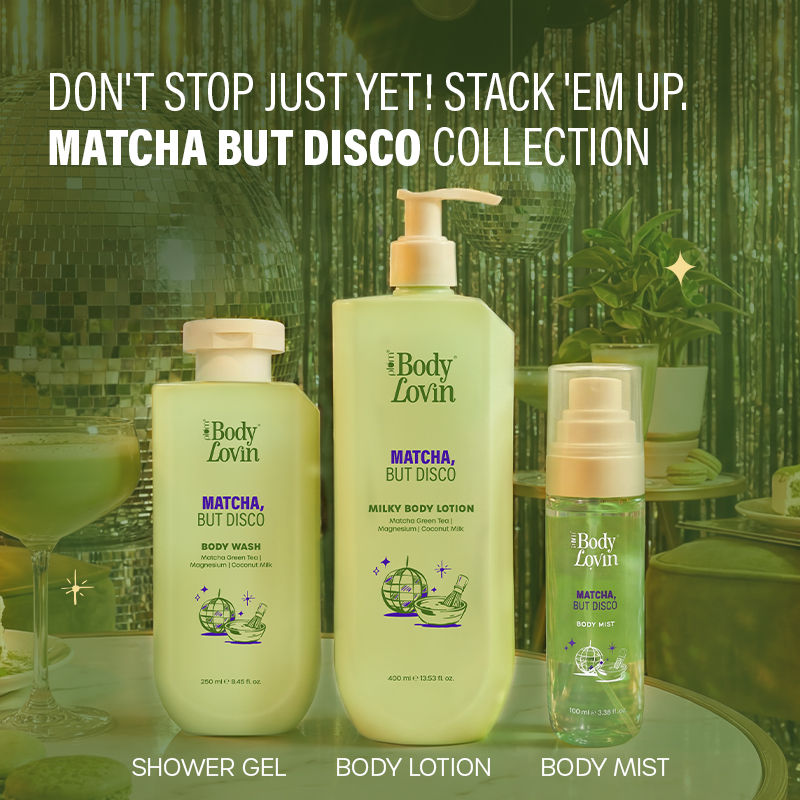 BodyLovin’ Matcha, But Disco Body Mist, Long-Lasting, Lactonic Matcha Fragrance