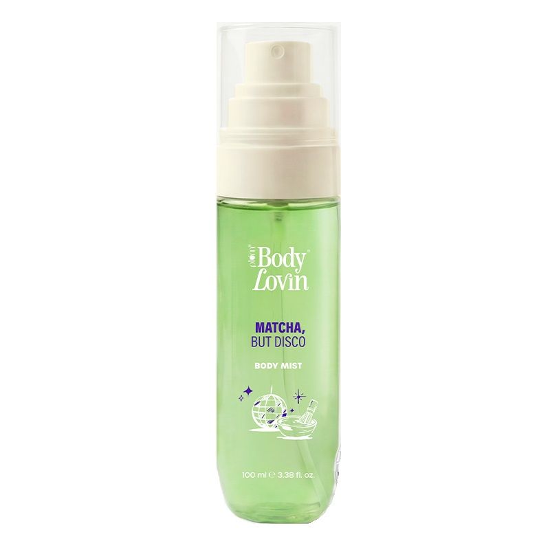 BodyLovin’ Matcha, But Disco Body Mist, Long-Lasting, Lactonic Matcha Fragrance