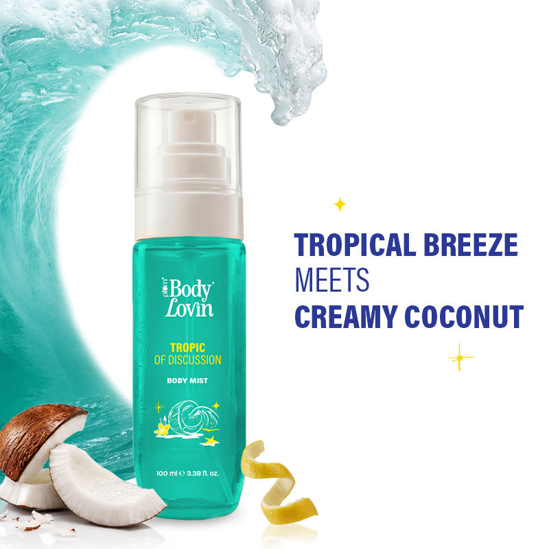 BodyLovin’ Tropic Of Discussion Body Mist, Long-Lasting, Fresh Tropical Fragrance