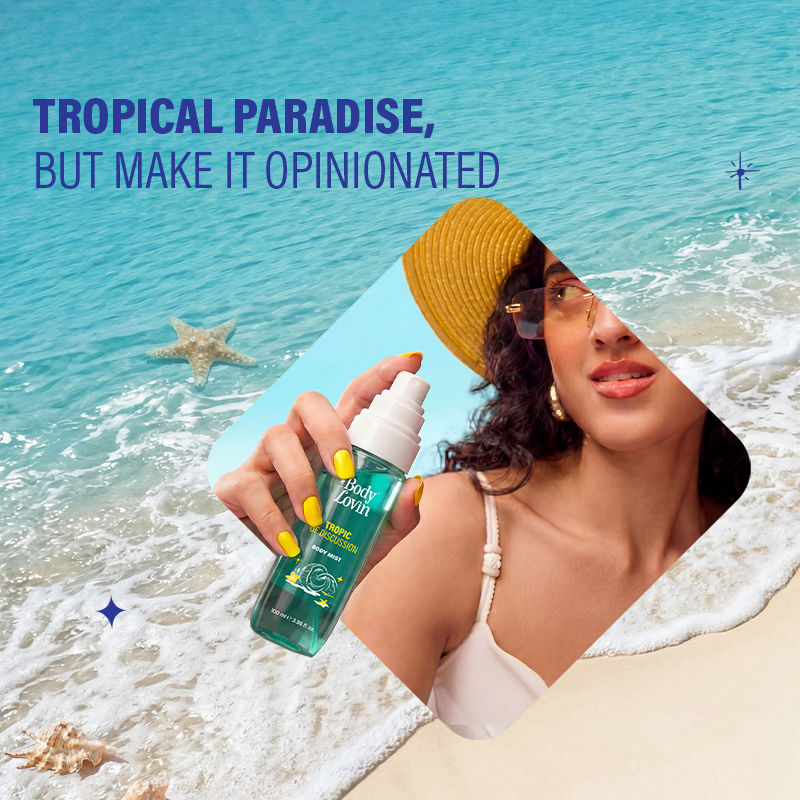BodyLovin’ Tropic Of Discussion Body Mist, Long-Lasting, Fresh Tropical Fragrance