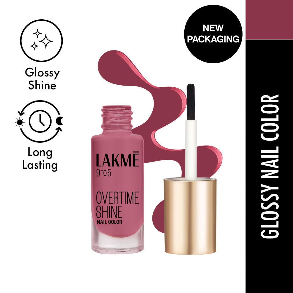 9 To 5 Primer + Gloss Nail Color - Berry Business