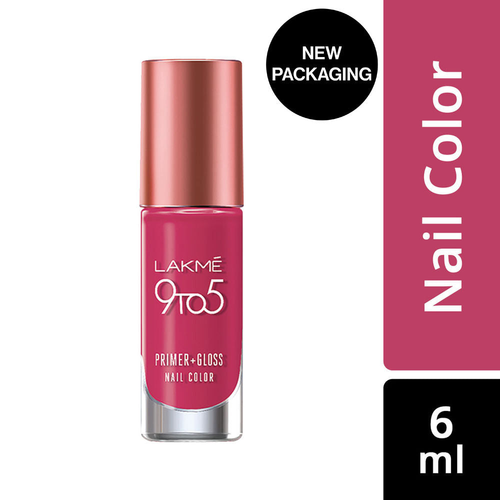 9 To 5 Primer + Gloss Nail Color - Magenta Mix