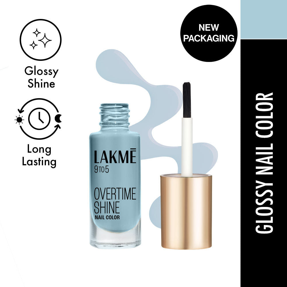 9 To 5 Primer + Gloss Nail Color - Blue Scape