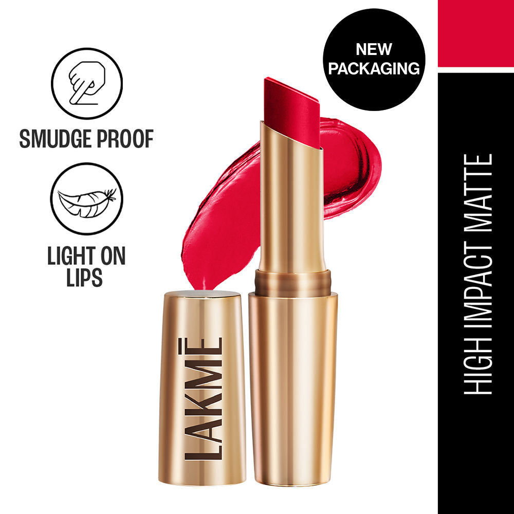 9 To 5 Powerplay Priming Matte Lipstick, Lasts hrs - MR2 Red Coat